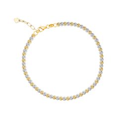 پابند طلا 18 عیار زنانه گالری طلای مریم اکرمی مدل فول البرناردو