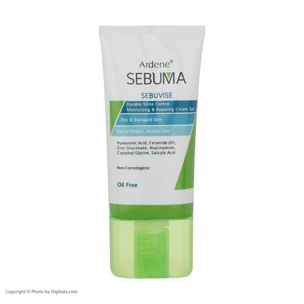 کرم ژل ترمیم کننده آردن سبوما مناسب پوست های چرب حجم 40 میلی لیتر
