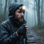 چراغ قهوه کمپینگ پیشانی