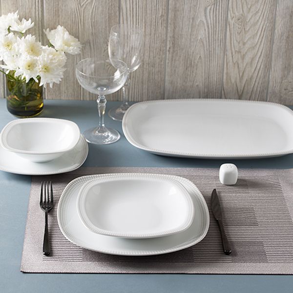 سرویس غذاخوری 27 پارچه 6 نفره چینی زرین ایران مدل Mon Belan