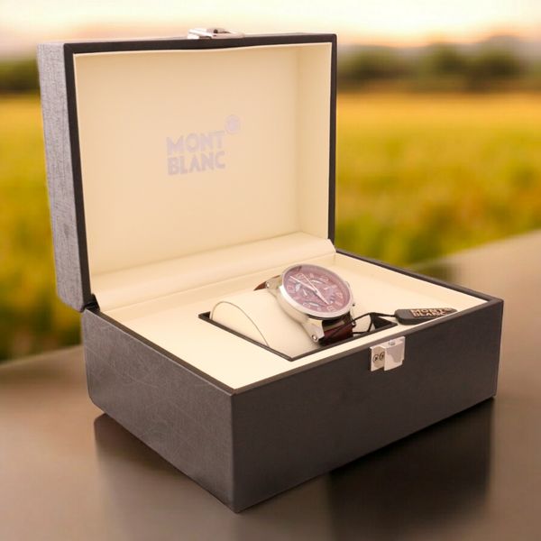 ساعت مچی عقربهای مردانه مون بلان مدل 9168 سری 1208