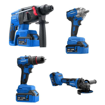 کیت شارژی براشلس 24 ولت 4 عددی ویوارکس مدل VR2404-BCK