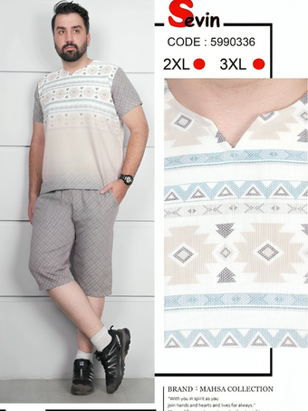 ست تیشرت و شلوارک مردانه لباس ست new brand