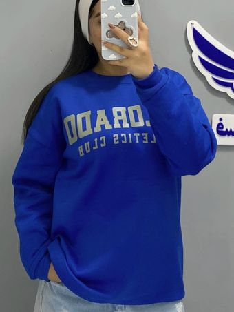 دورس یقه گرد باکسی چاپ دار