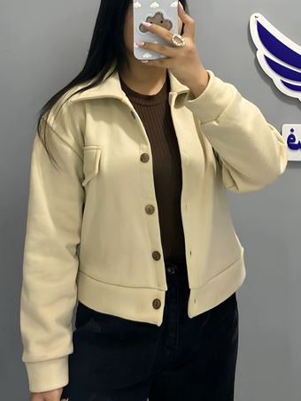 کت کراپ دورس تو کروی دکمه خور