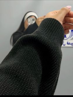 بلوز بافت جودون زنانه استیکر لبوبو