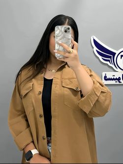 شومیز ساده کتان جیب نما گرم بالا