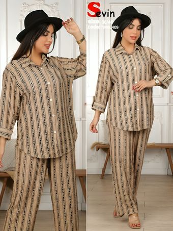 ست شومیز مانتویی و شلوار زنانه new collection