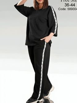 ست تیشرت و شلوار بگی زنانه طرح alo