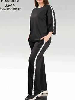 ست تیشرت و شلوار زنانه طرح dior گرم بالا