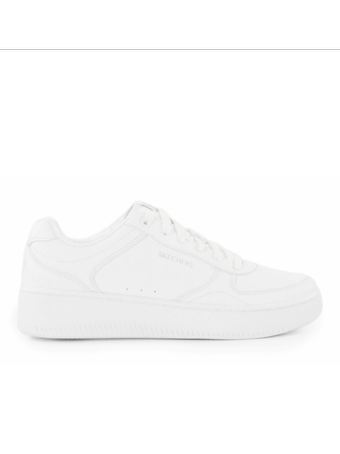 کفش پیاده روی زنانه اسکچرز اورجینال Skechers Sport Court 2.0 - Core Essential 185160-wht