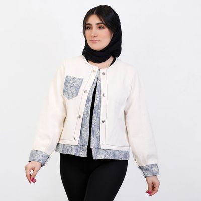 جکت گلدوزی جین