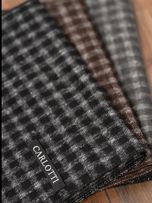 شالگردن و پوشت چهارخانه مشکی کارلوتی کد s244