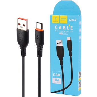 کابل شارژ دلفین مدل S34T ، تایپ سی