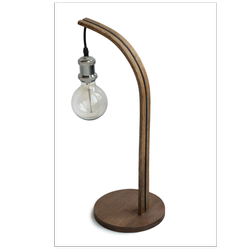 آباژور رومیزی هنرخم چوب مدل 532