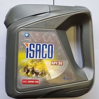 روغن موتور SL 20W50 حجم 4لیتری برند نفت سپاهان