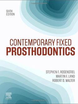 Contemporary Fixed Prosthodontics 6th Edition 2023