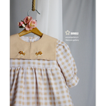 ست بلوز شلوار دخترانه مانیا رنگ عسلی