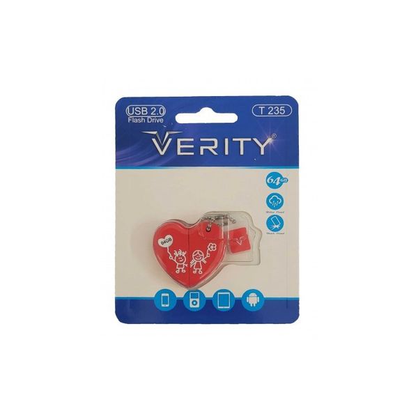 فلش وریتی مدل T235 ظرفیت 64 گیگابایت با گارانتی شرکتی
