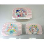 ظرف نگهدارنده زیبا سازان مدل R03 مجموعه 3 عددی