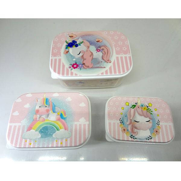 ظرف نگهدارنده زیبا سازان مدل R03 مجموعه 3 عددی