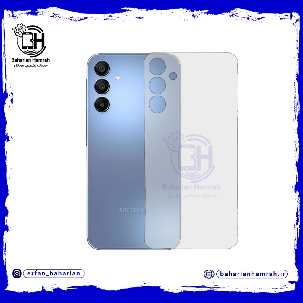 گلس پشت Galaxy A15
