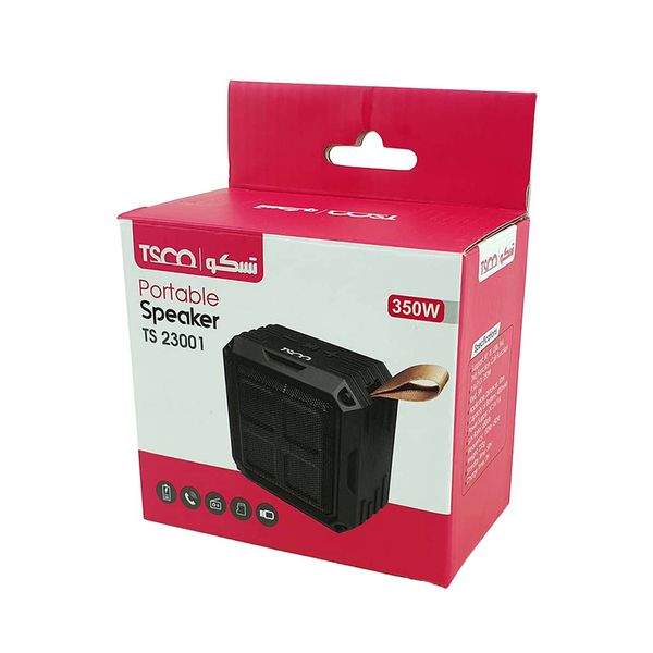 اسپیکر بلوتوثی قابل حمل تسکو مدل TS 23001 با گارانتی شرکتی