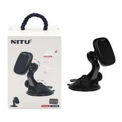 هولدر گوشی موبایل مگنتی پایه دار NITU مدل NH30 - خاکستری