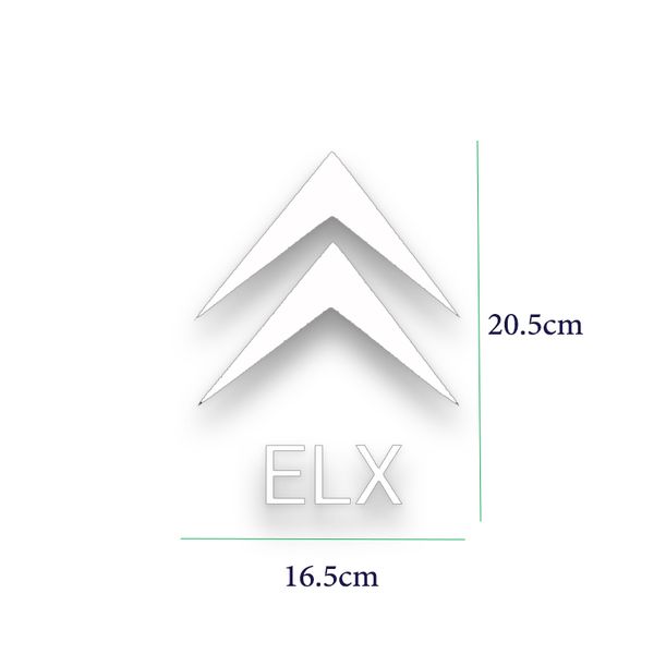 برچسب خودرو طرح فلش ELX کد K9000