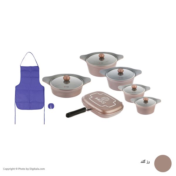 سرویس پخت و پز 15 پارچه ام جی اس مدل KC1511