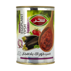 کنسرو خوراک بادمجان سحر 400 گرم