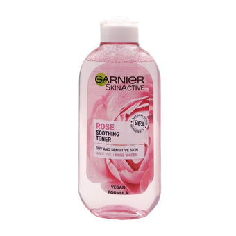 تونر گل رز پوست خشک و حساس گارنیر Garnier Skin Active Rose Soothing Toner Dry & Sensitive Skin