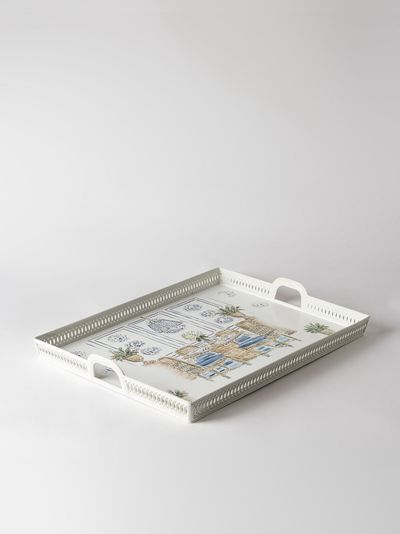 سینی دسته دار مادام کوکو مدل Maison سایز 52*39 سانتیمتر