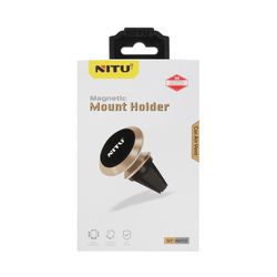 هولدر گوشی موبایل مگنتی دریچه ای خودرو NITU مدل NH10 - مشکی...