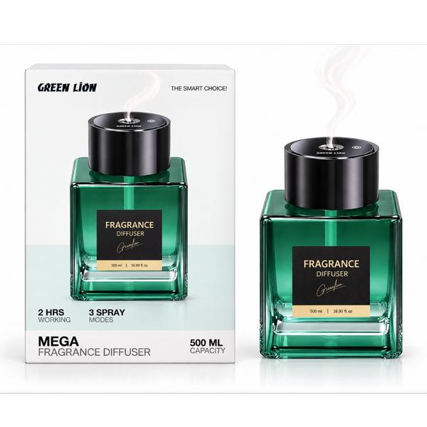 خوشبو کننده هوا گرین لاین MEGA | ظرفیت 500 میلیلیتر