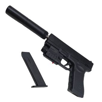 تفنگ اسباب بازی کلت P180 صدا خفه کن دار