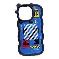 کاور کلاسیک طرح off-white مناسب برای گوشی موبایل اپل IPHONE 12