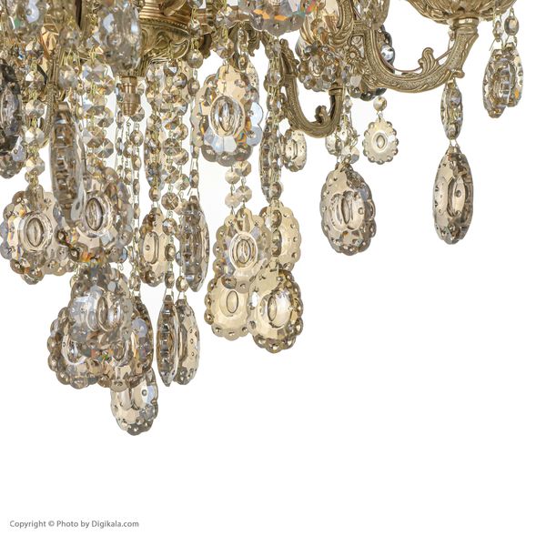 لوستر 10 شعله شاهان تک کد B/8015