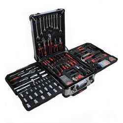 جعبه ابزار چمدانی باس مدل BOX-187 با 187 پارچه