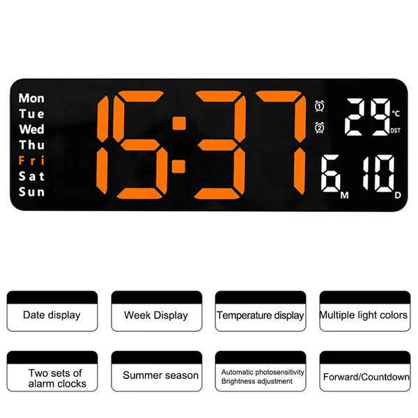 ساعت دیواری دیجیتال مدل DS-6629