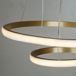 لوستر مدرن دو حلقه