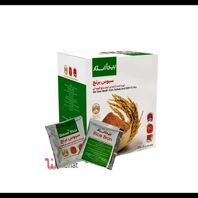 سبوس برنج بین استار 25 ساشه 375 گرم