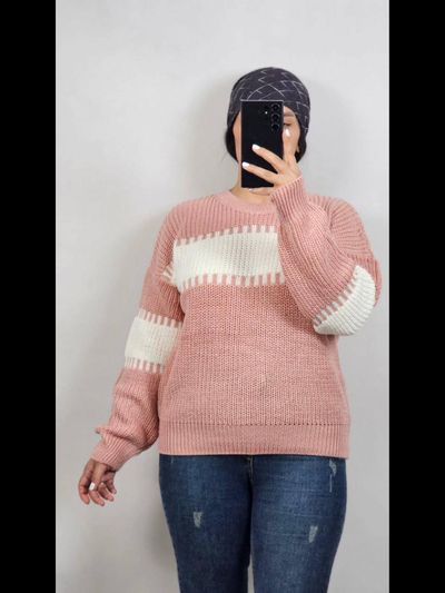 پلیور بافت مدل راه