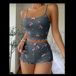 تاپ شورتک کبریتی طرح دار کد: 3505-2