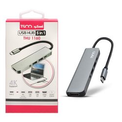 هاب 5 پورت TSCO Type-C مدل 1160