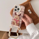 قاب گوزن با بند مچی / آیفون / (کدC1915)MO