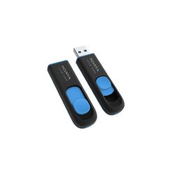 فلش مموری ADATA مدل UV128 USB 3.2 ظرفیت 64GB - مشکی آبی (گارانتی پنج ساله آونگ)