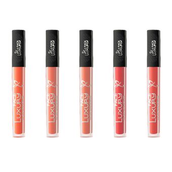 رژ لب مایع لاکچری فیس مدل 09 بسته 5 عددی