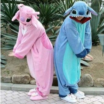 پتو تنپوش طرح استیچ و آنجل