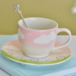 فنجون نعلبکی بهاری